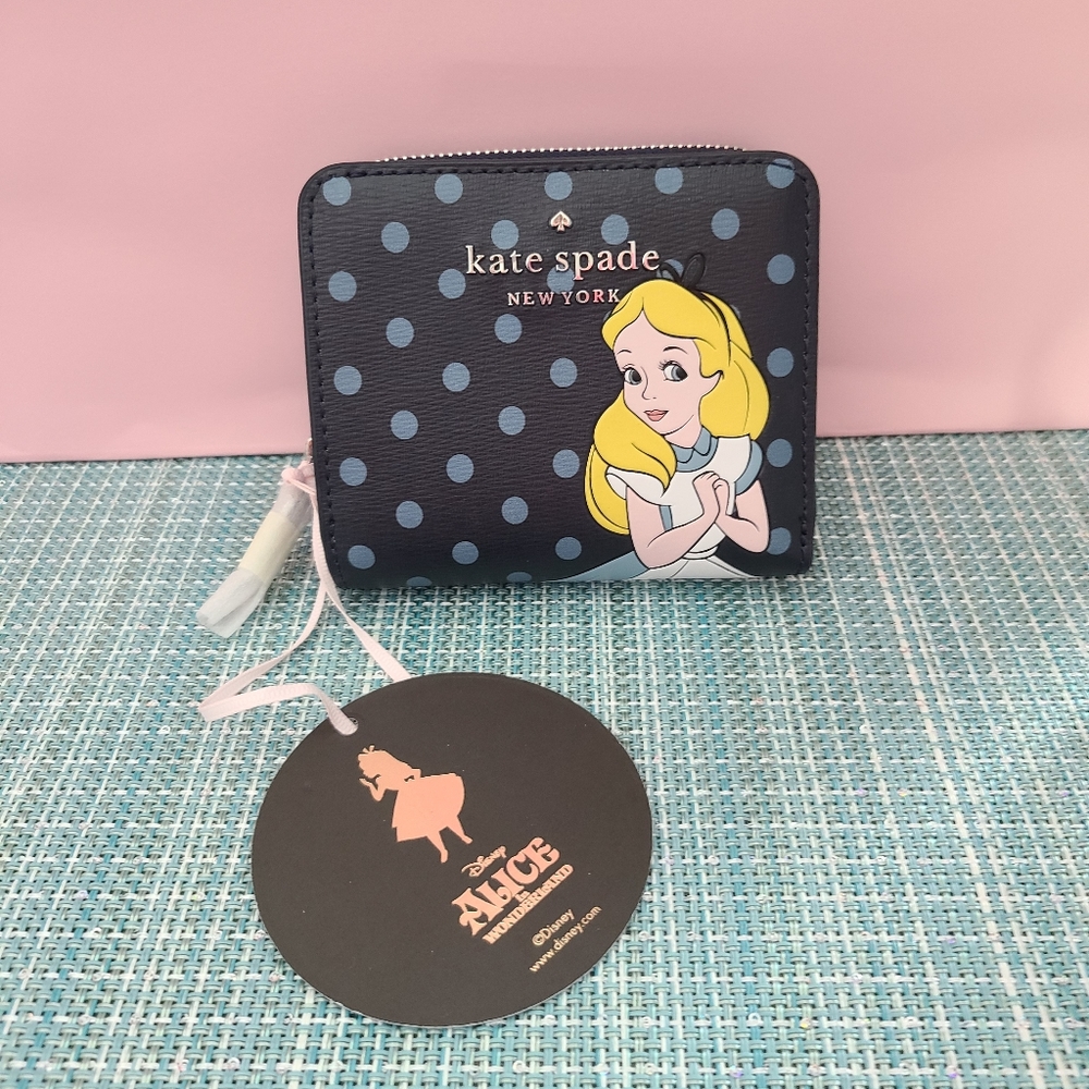 Kate Spade Alice in Wonderland Wallet NWT - Disney